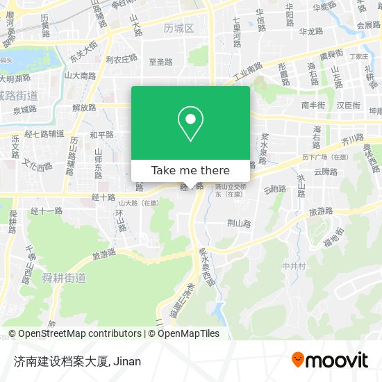 济南建设档案大厦 map