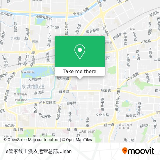 e管家线上洗衣运营总部 map