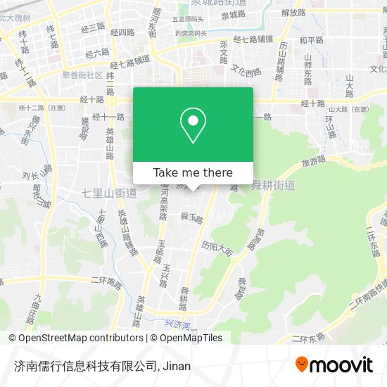 济南儒行信息科技有限公司 map