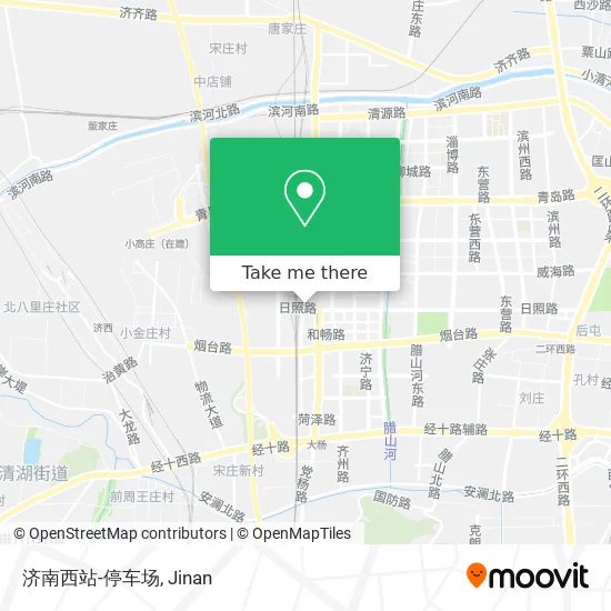 济南西站-停车场 map