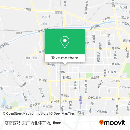 济南西站-东广场北停车场 map