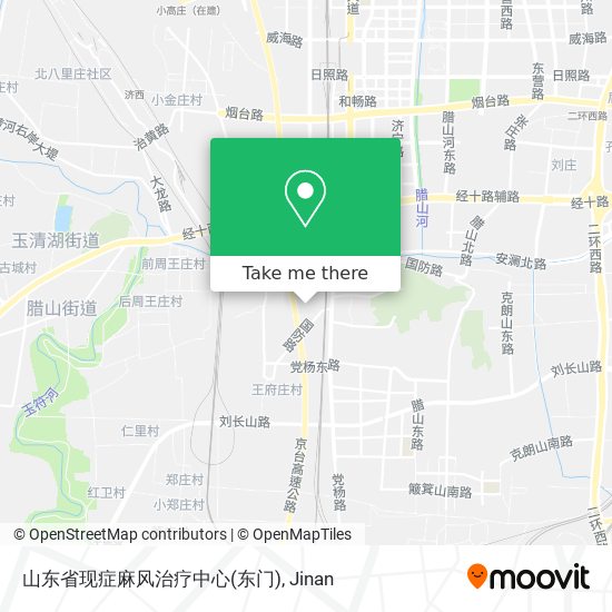 山东省现症麻风治疗中心(东门) map