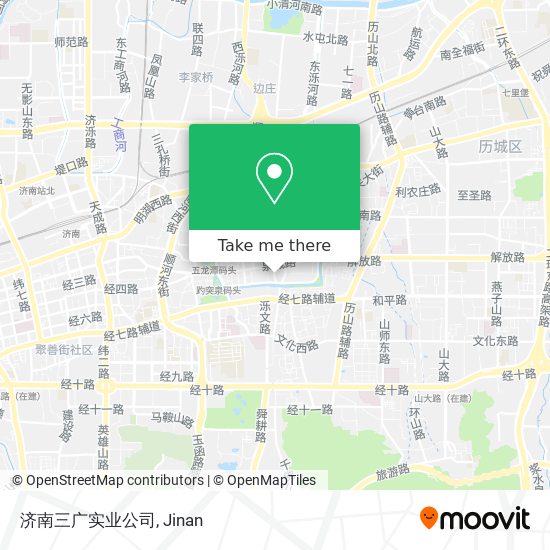 济南三广实业公司 map