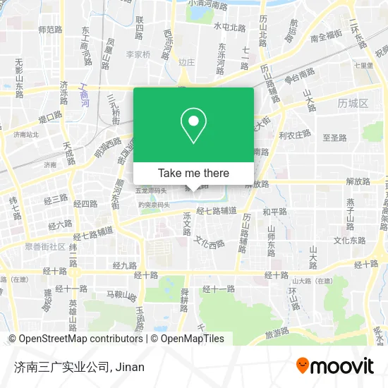 济南三广实业公司 map