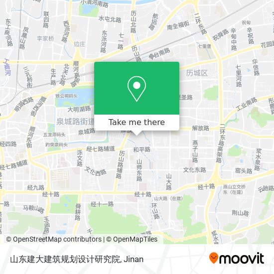 山东建大建筑规划设计研究院 map