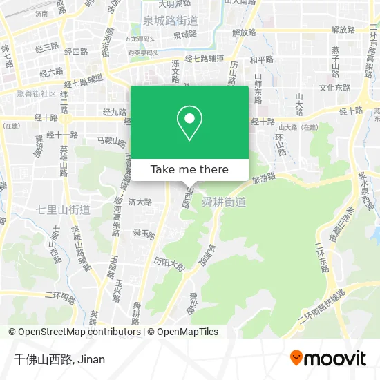 千佛山西路 map