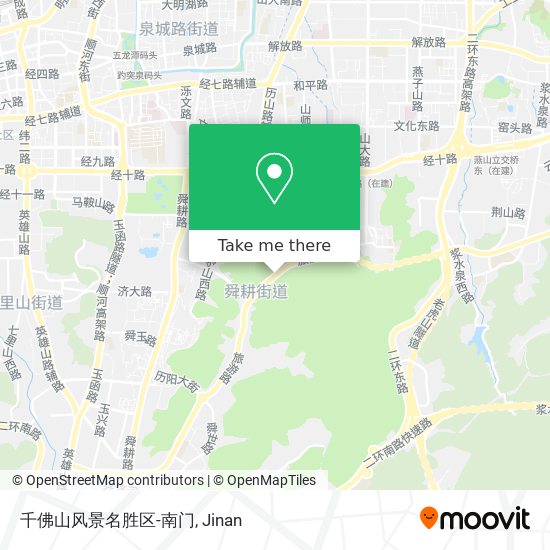 千佛山风景名胜区-南门 map