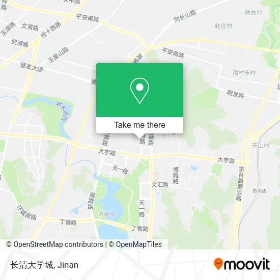 长清大学城 map