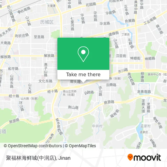 聚福林海鲜城(中润店) map