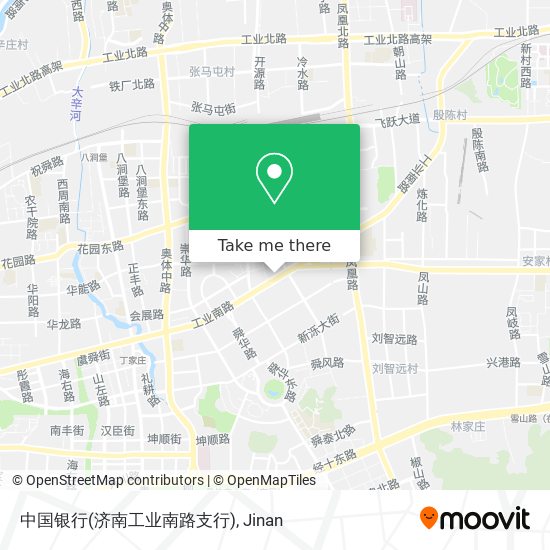 中国银行(济南工业南路支行) map