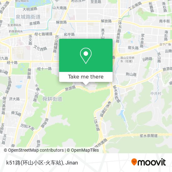 k51路(环山小区-火车站) map