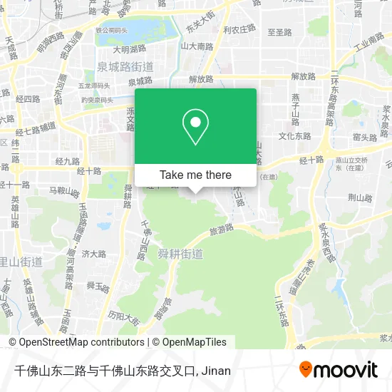 千佛山东二路与千佛山东路交叉口 map