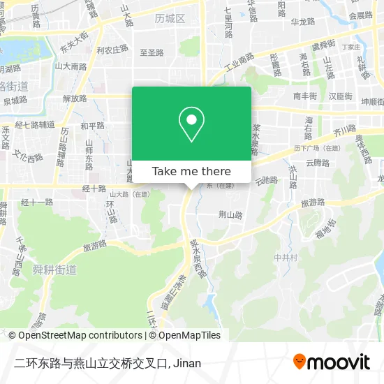二环东路与燕山立交桥交叉口 map