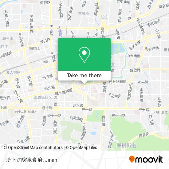 济南趵突泉食府 map