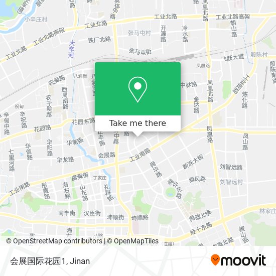 会展国际花园1 map