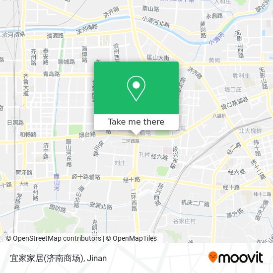 宜家家居(济南商场) map