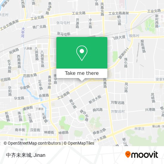 中齐未来城 map