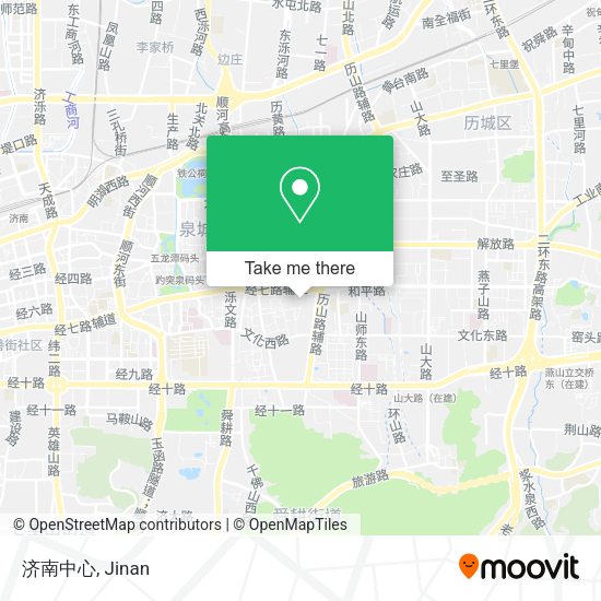 济南中心 map