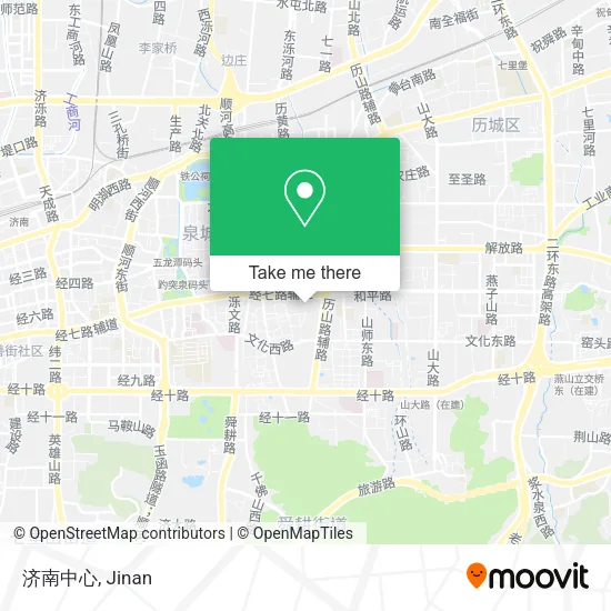 济南中心 map
