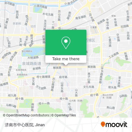 济南市中心医院 map