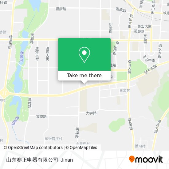山东赛正电器有限公司 map