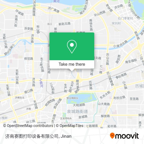 济南赛图打印设备有限公司 map