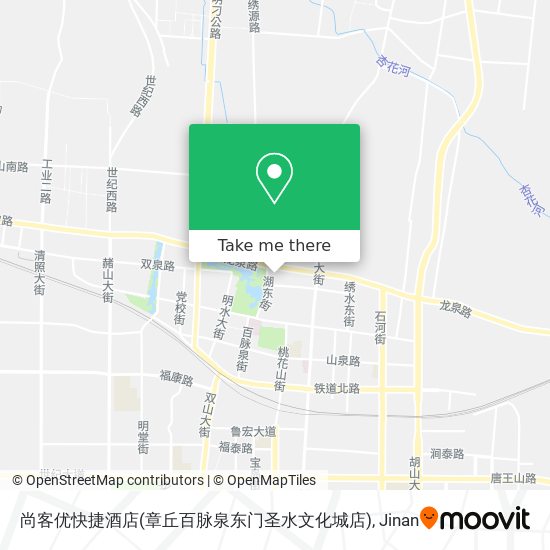 尚客优快捷酒店(章丘百脉泉东门圣水文化城店) map