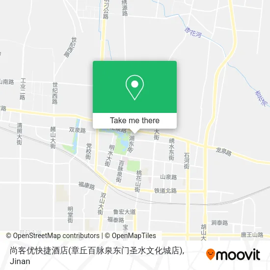 尚客优快捷酒店(章丘百脉泉东门圣水文化城店) map