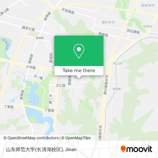 山东师范大学(长清湖校区) map