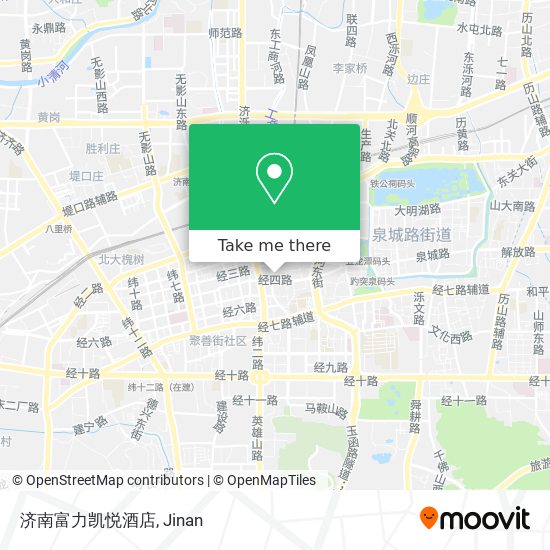 济南富力凯悦酒店 map