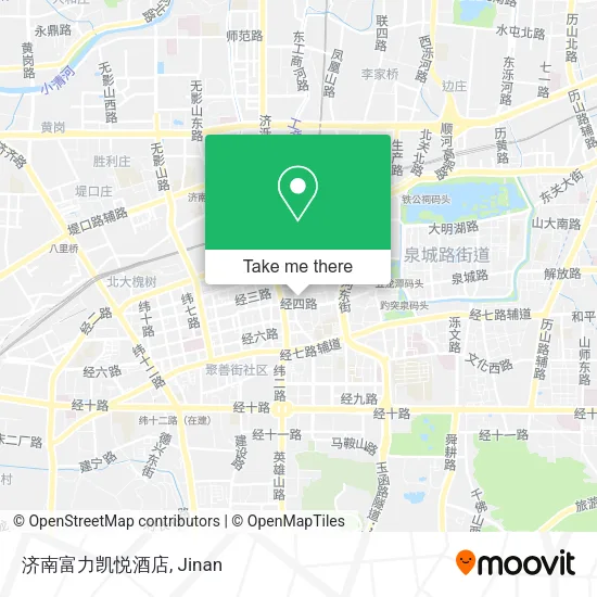 济南富力凯悦酒店 map
