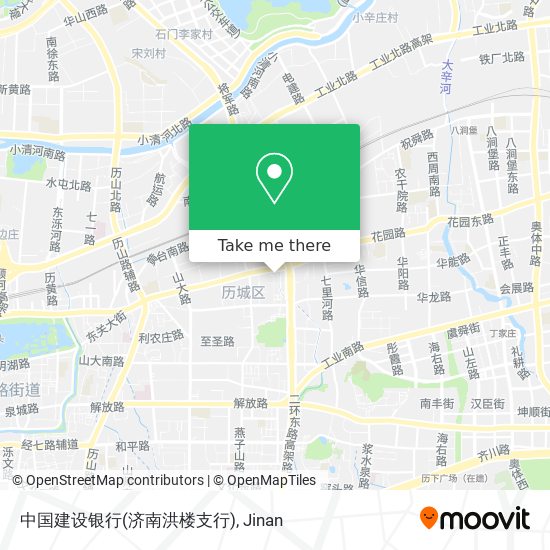 中国建设银行(济南洪楼支行) map