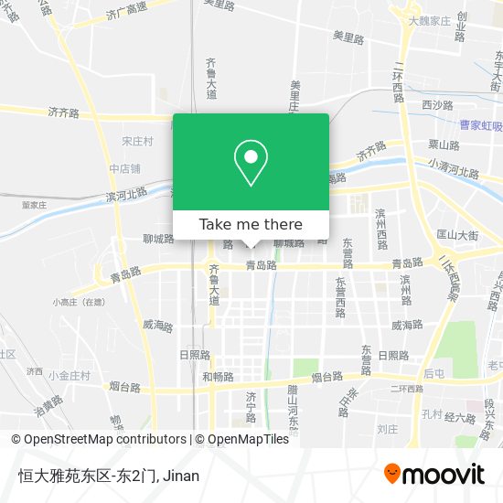恒大雅苑东区-东2门 map