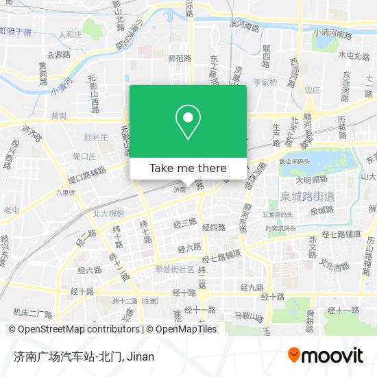 济南广场汽车站-北门 map