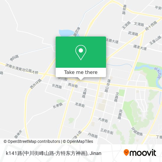 k141路(中川街峰山路-方特东方神画) map