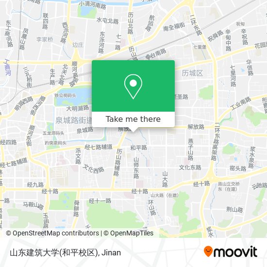 山东建筑大学(和平校区) map