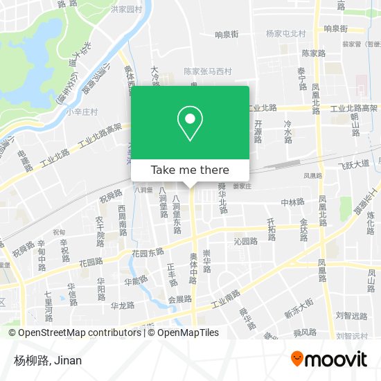 杨柳路 map