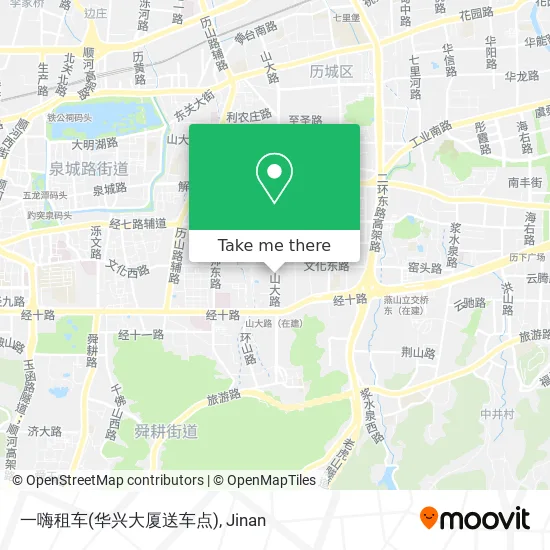 一嗨租车(华兴大厦送车点) map