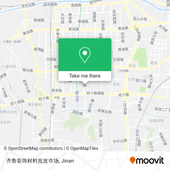 齐鲁装饰材料批发市场 map