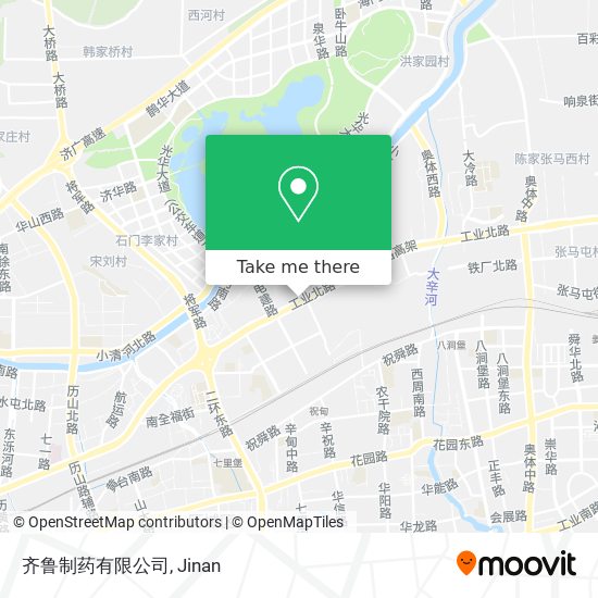 齐鲁制药有限公司 map