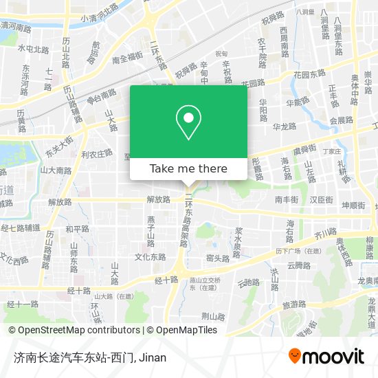 济南长途汽车东站-西门 map