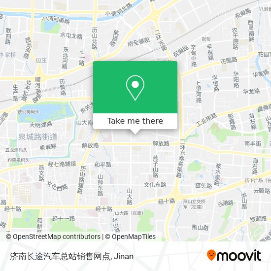 济南长途汽车总站销售网点 map