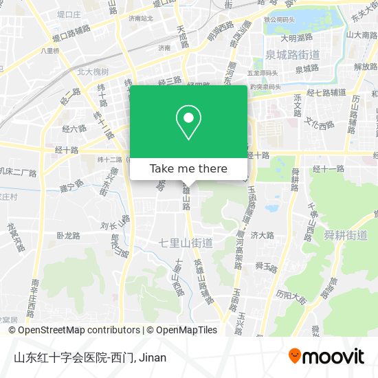 山东红十字会医院-西门 map