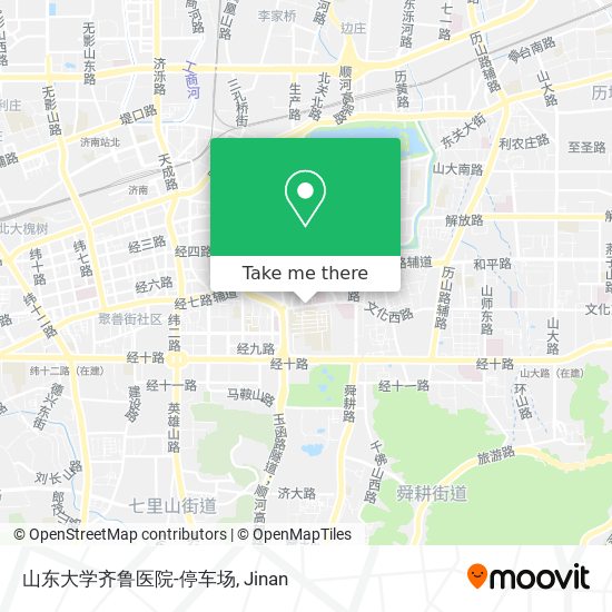 山东大学齐鲁医院-停车场 map