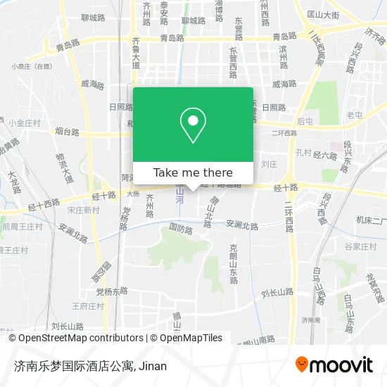济南乐梦国际酒店公寓 map