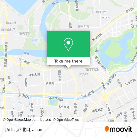 历山北路北口 map