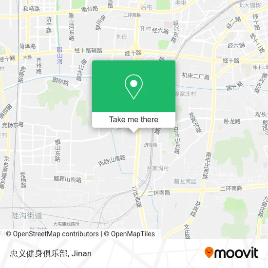 忠义健身俱乐部 map