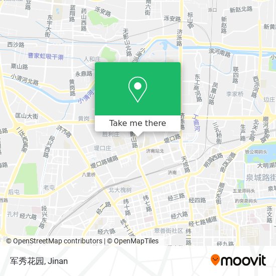 军秀花园 map