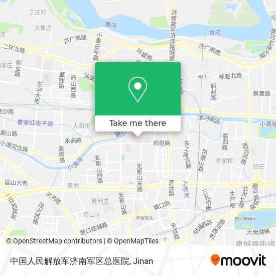 中国人民解放军济南军区总医院 map