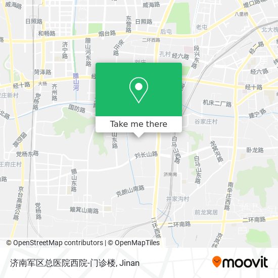 济南军区总医院西院-门诊楼 map